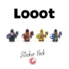 Meeple Stickers: zestaw naklejek do Łupy