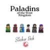 Meeple Stickers: zestaw naklejek do Paladyni Zachodniego Królestwa