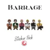 Meeple Stickers: zestaw naklejek do Barrage z dodatkami