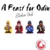 Meeple Stickers: zestaw naklejek do Uczta dla Odyna