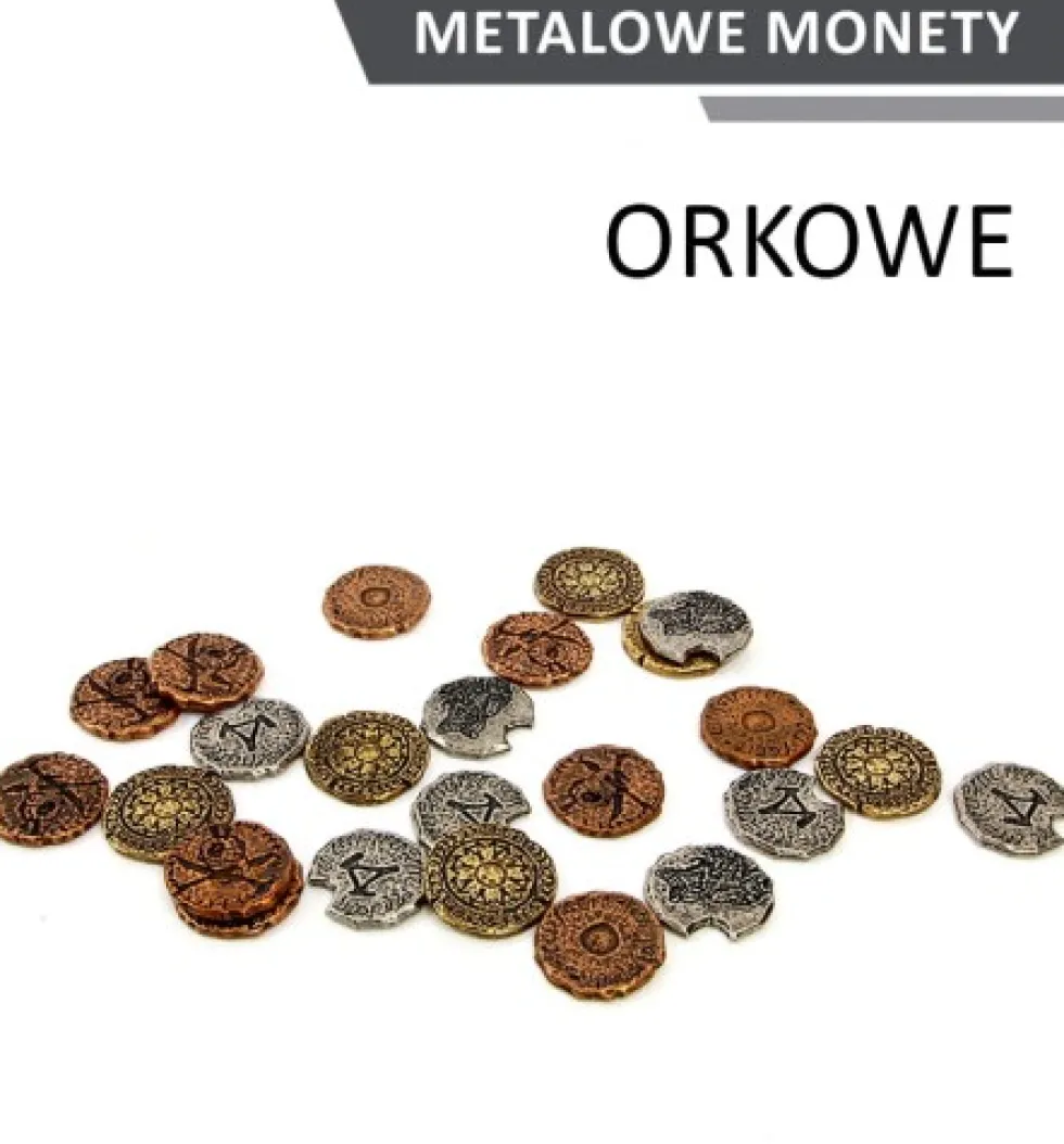 Metalowe monety - Orkowe (zestaw 20 monet)