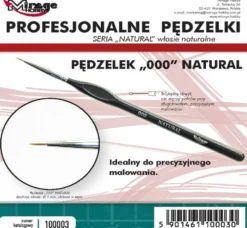 Mirage Hobby: Pędzel Natural nr 3/0 (włosie naturalne)