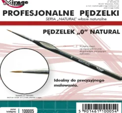 Mirage Hobby: Pędzel Natural "0" (włosie naturalne)