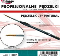 Mirage Hobby: Pędzel Natural "7" (włosie naturalne)