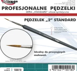 Mirage Hobby: Pędzel Standard "2" (włosie syntetyczne)