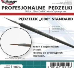 Mirage Hobby: Pędzel Standard "3/0" (włosie syntetyczne)