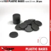 Mirage Hobby: Podstawka plastikowa okrągła 25mm (20 sztuk)