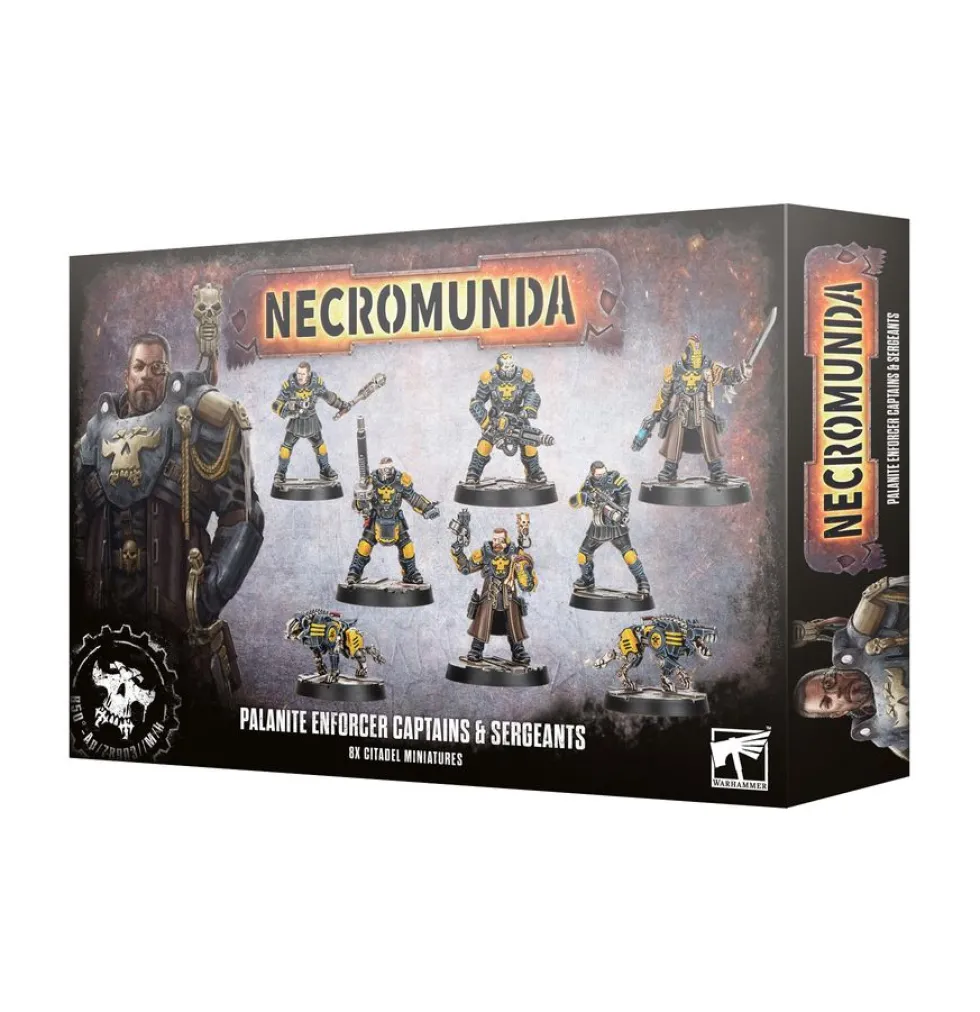 Necromunda: Palanite Enforcer Captains & Sergeants