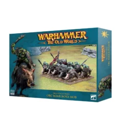 Orc & Goblin tribes: Orc Boar Boyz Mob (Warhammer: The Old World)