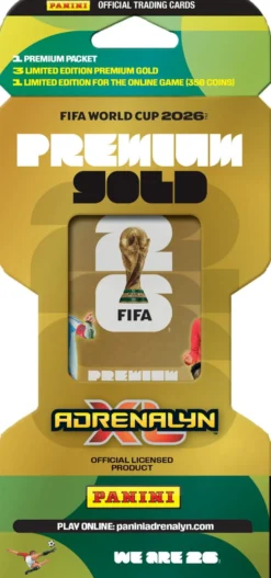 Panini: FIFA World Cup 2026 - Adrenalyn XL - Blister Premium Gold