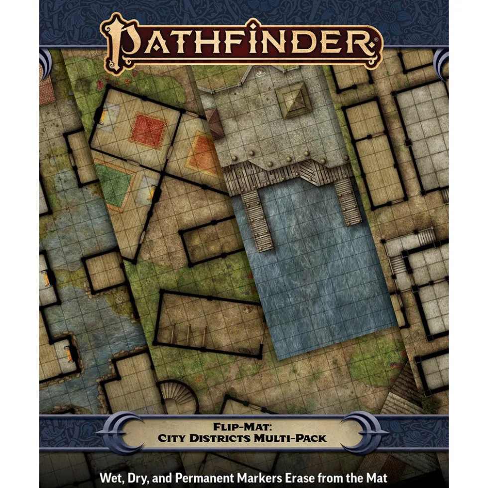 Pathfinder RPG: Flip-Mat - City Districts Multi-Pack