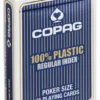 Plastikowe karty do gry: Copag Regular Index - niebieskie