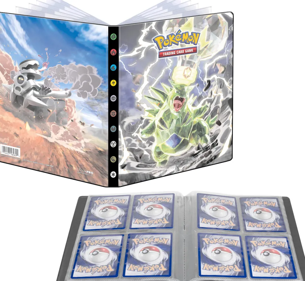 Pokémon TCG: Album Ultra Pro 4-Pocket - Scarlet & Violet - Tyranitar and Revavroom