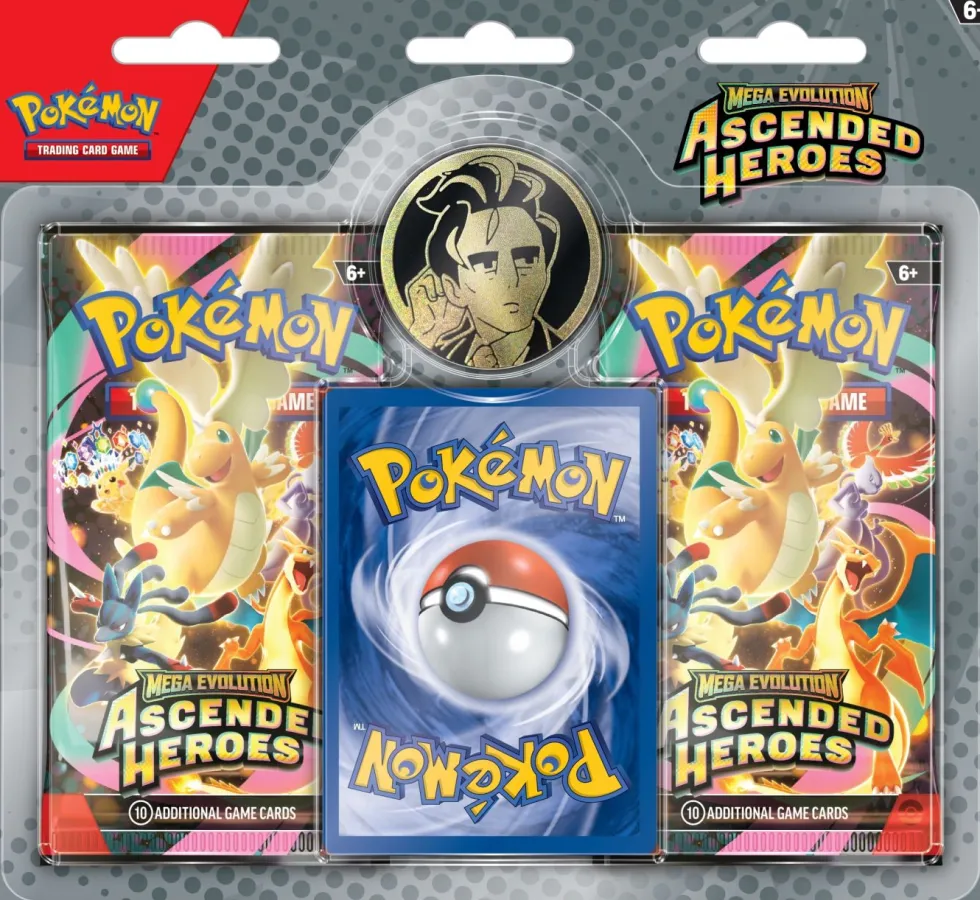 Pokémon TCG: Mega Evolution - Ascended Heroes - Trainer's 2-pack Blister - Larry's Komola