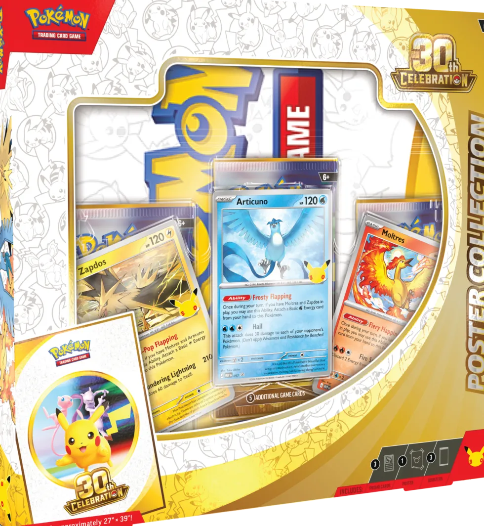 Pokémon TCG: 30th Celebration - Poster Collection