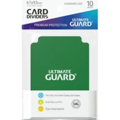 Przekładki do kart (Card Dividers) Standard Size - green (zielone)