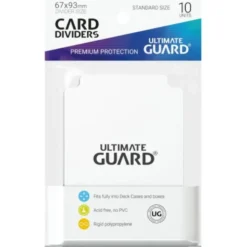 Przekładki do kart (Card Dividers) Standard Size - white (białe)