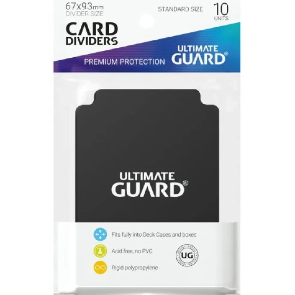 Przekładki do kart (Card Dividers) Standard Size - black (czarne)