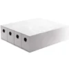 Pudełko Dragon Shield Fortress 4-Card Drawers Horizontal - Białe