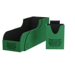 Pudełko Dragon Shield Nest+ 300 Deck Box Green/Black