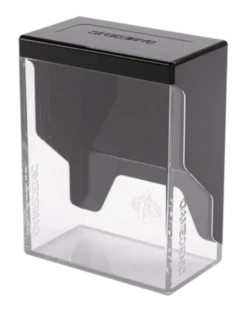 Pudełko na karty Gamegenic: Bastion 50+ - Black/Clear