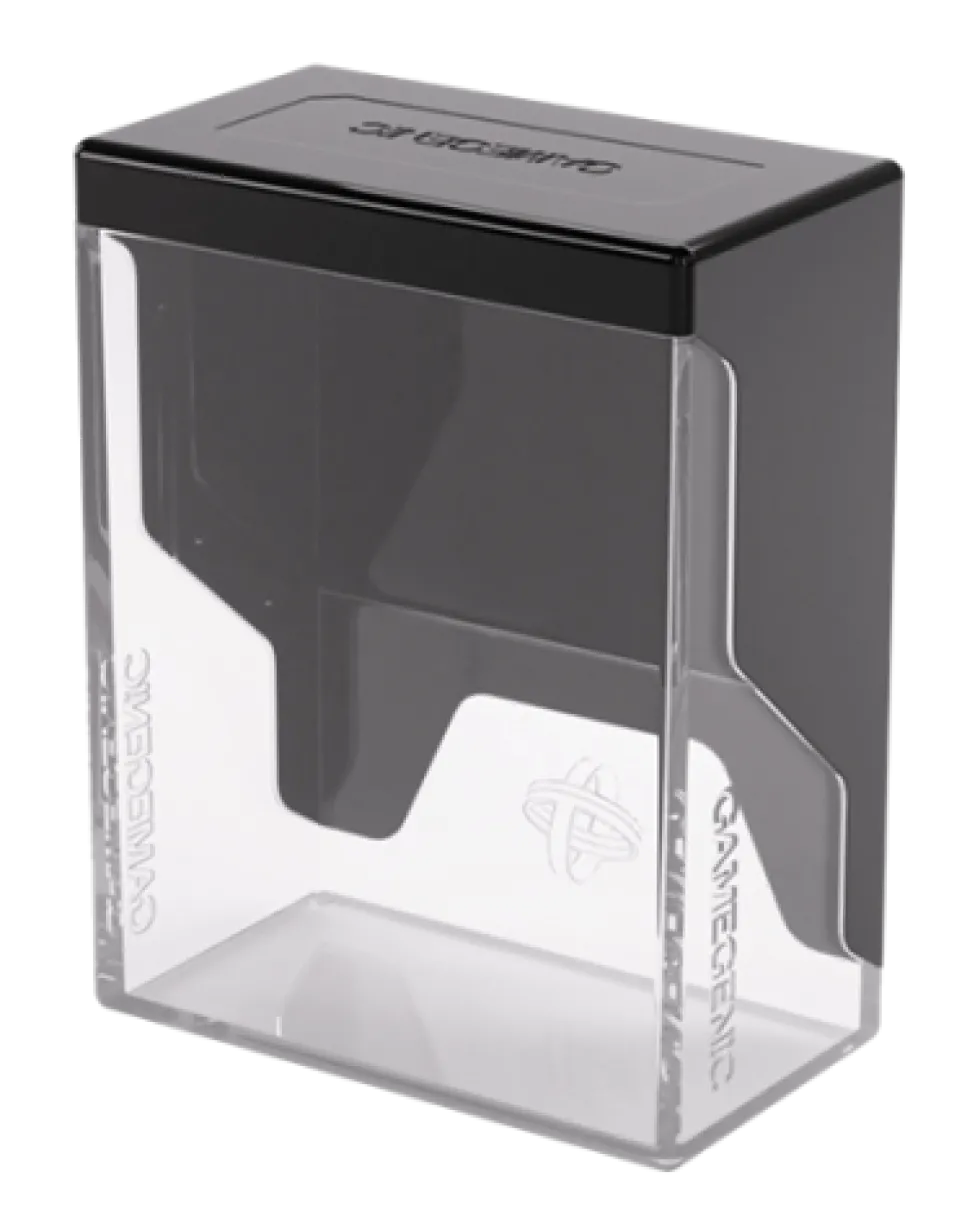 Pudełko na karty Gamegenic: Bastion 50+ - Black/Clear