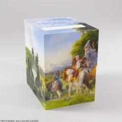 Pudełko na karty Gamegenic Magic the Gathering - The Hobbit - Soft Crate 80+ - Leaving Hobbiton/Troop of Ponies