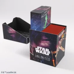 Pudełko na karty Gamegenic Star Wars Unlimited: Soft Crate - X-Wing / TIE Fighter