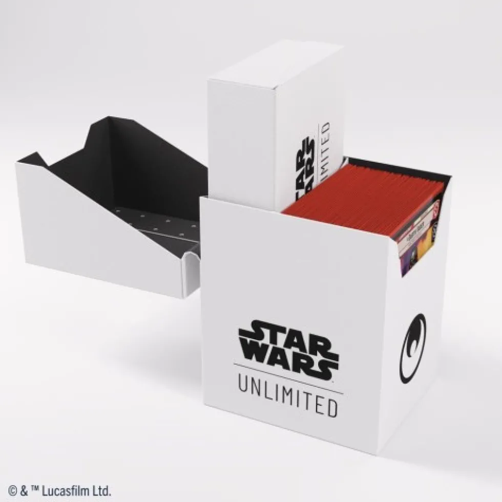 Pudełko na karty Gamegenic Star Wars Unlimited: Soft Crate - White / Black