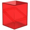 Pudełko na karty Ultimate Guard Boulder Deck Case 100+ Clear - Ruby