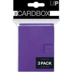 Pudełko na karty Ultra-Pro: PRO 15+ Card Box (3 sztuki): Purple