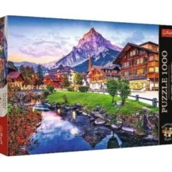 Puzzle 1000 Alpejskie miasteczko Szwajcaria