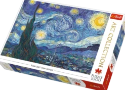 Puzzle 1000 Art Collection - Gwiaździsta noc, Vincent van Gogh