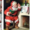 Puzzle 1000 Coca-Cola Christmas: Mikołaj przy kominku