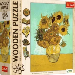 Puzzle drewniane 200 - Słoneczniki, Vincent van Gogh