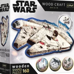 Puzzle drewniane 160 - Star Wars: Sokół Millennium
