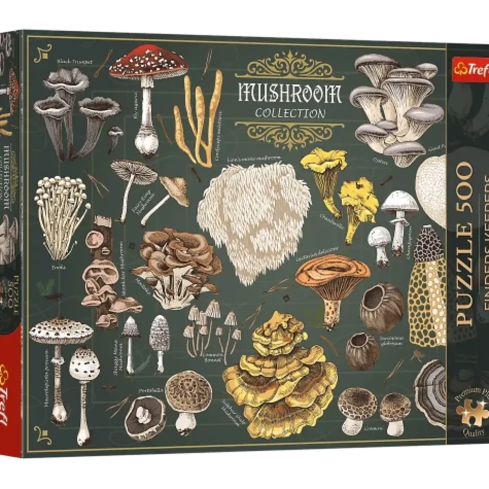 Puzzle 500 Finders Keepers: Grzyby