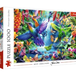Puzzle 1000 Kolibry w tropikach