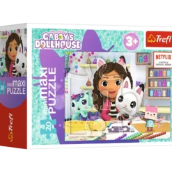 Puzzle 20 miniMaxi - Kolorowy dzień Gabby 1