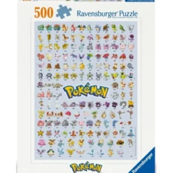 Puzzle 500 Pokémon Postacie