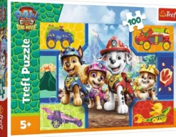 Puzzle 100 Psiaki i dinozaury