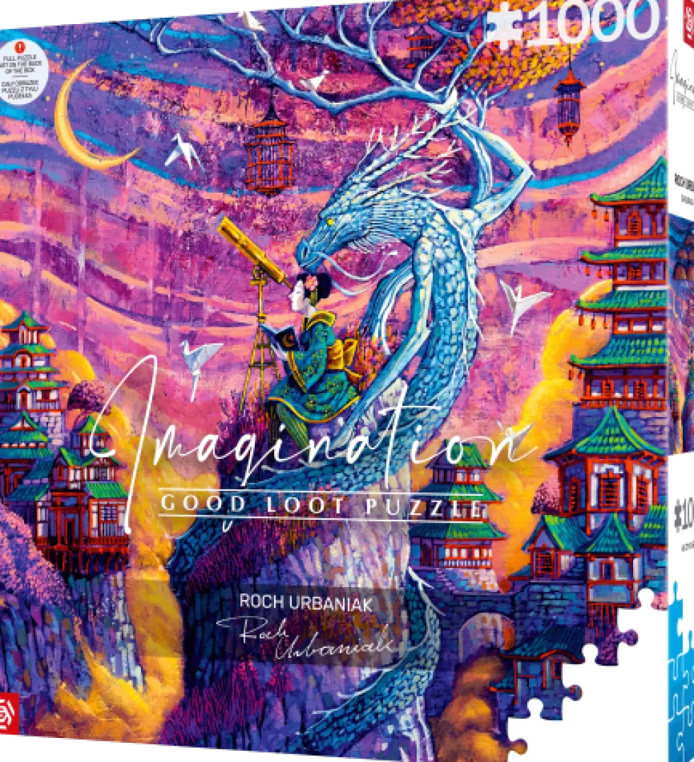 Puzzle 1000 Roch Urbaniak: Sakura i Ryu