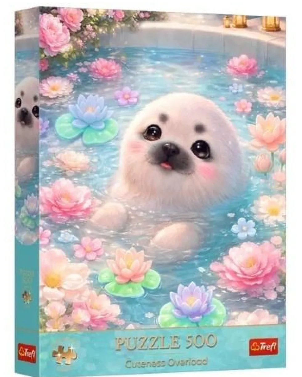 Puzzle 500 Słodka foka