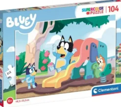 Puzzle 104 Supercolor: Bluey