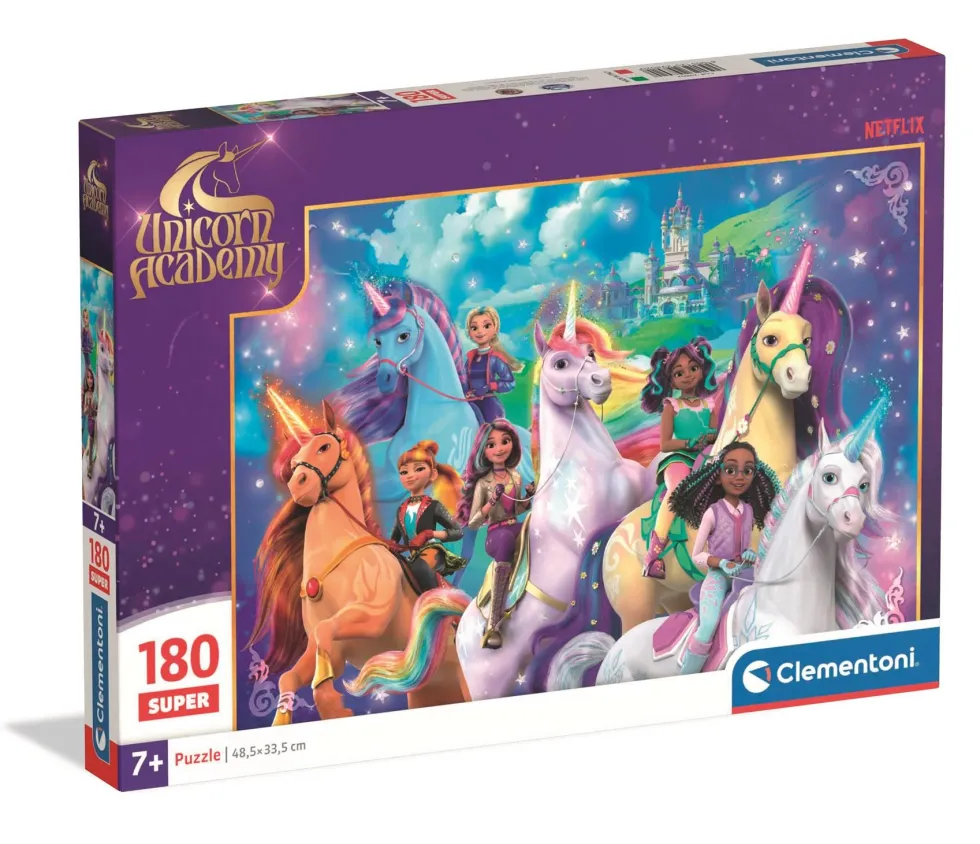 Puzzle 180 Super. Unicorn Academy