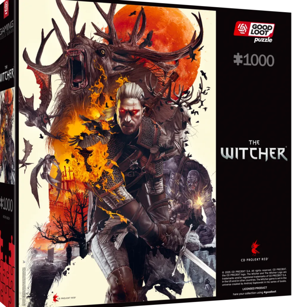 Puzzle 1000 The Witcher (Wiedźmin) - Monsters