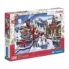 Puzzle 500 Train station with snow