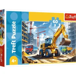 Puzzle 60 Traktor koparko-ładowarka
