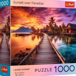 Puzzle 1000 USA Collection: Sunset over Paradise