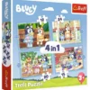 Puzzle 4w1: Bluey i jej świat